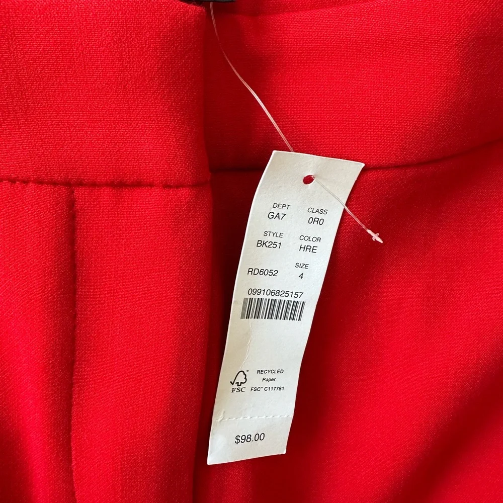 J. Crew women’s Red Dress Pants